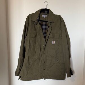 Carhartt Men's Olive Shirt Jacket